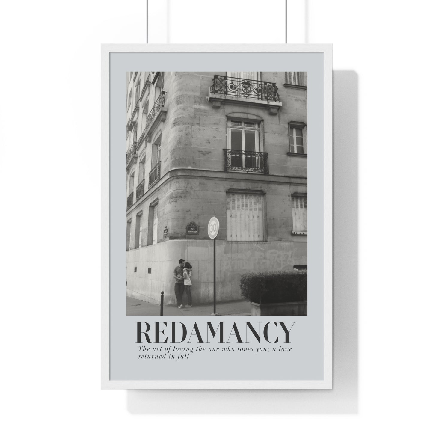 REDAMANCY Vertical Framed Poster