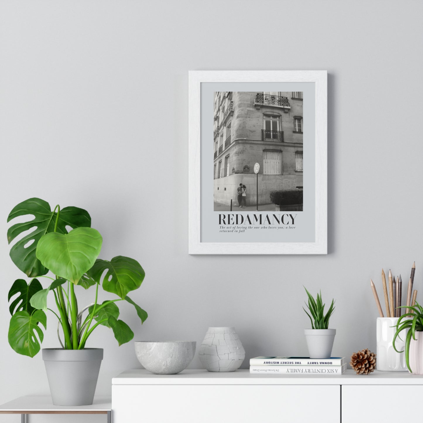 REDAMANCY Vertical Framed Poster