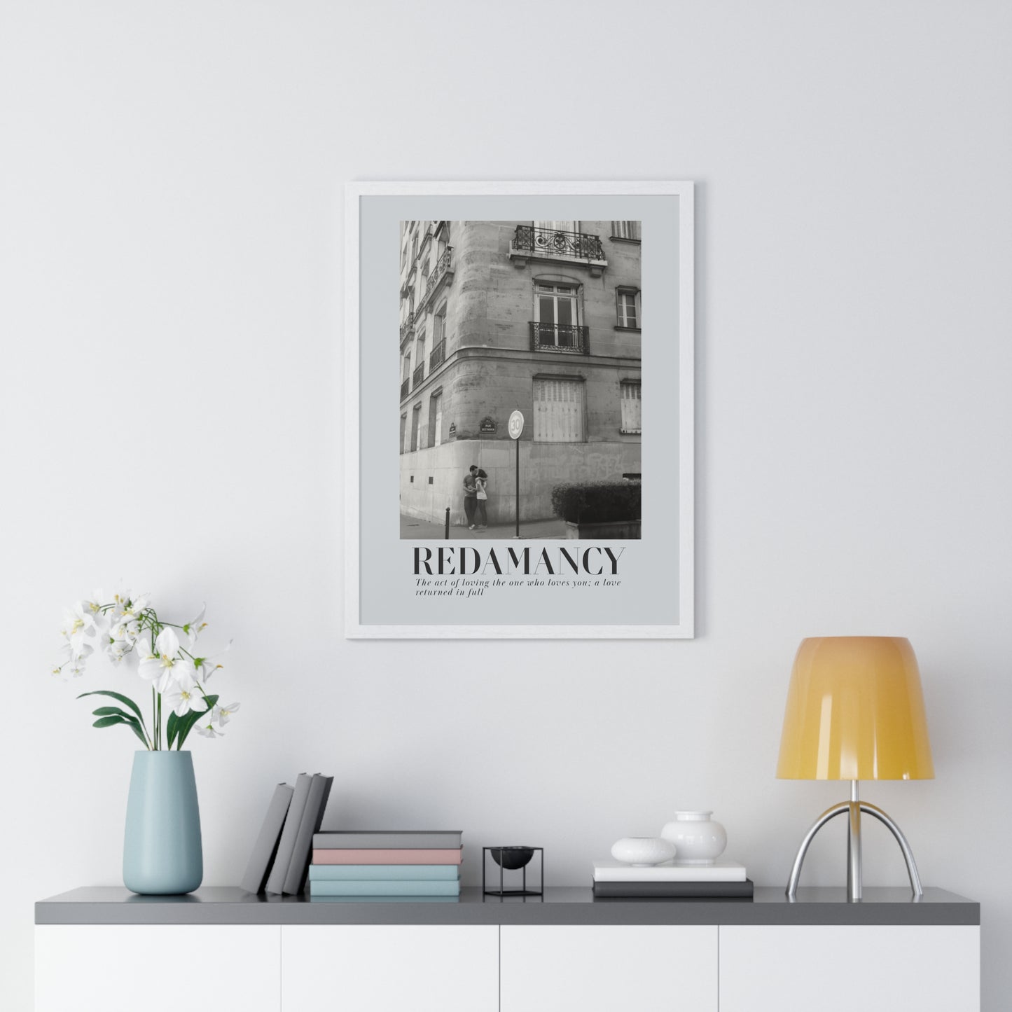 REDAMANCY Vertical Framed Poster