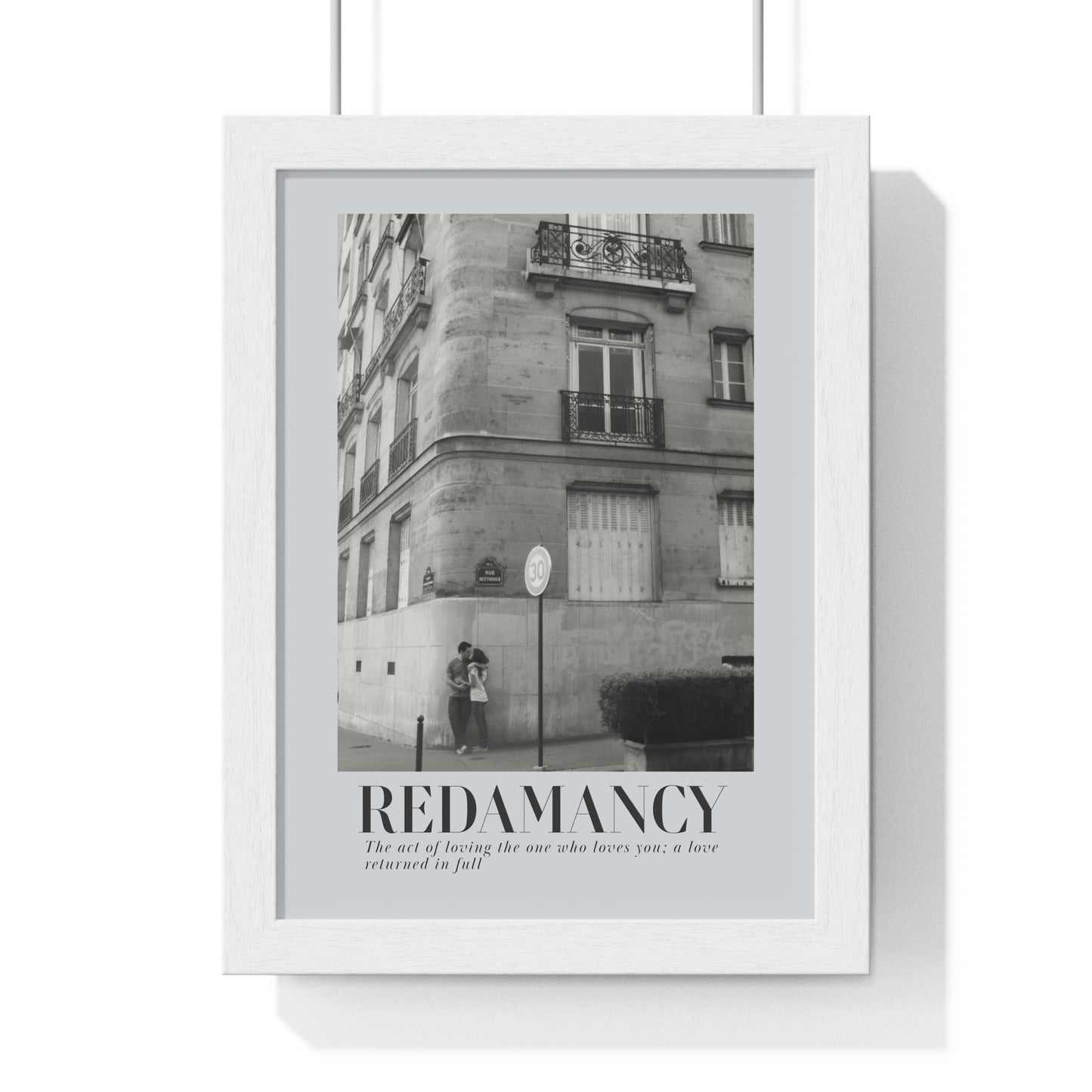 REDAMANCY Vertical Framed Poster