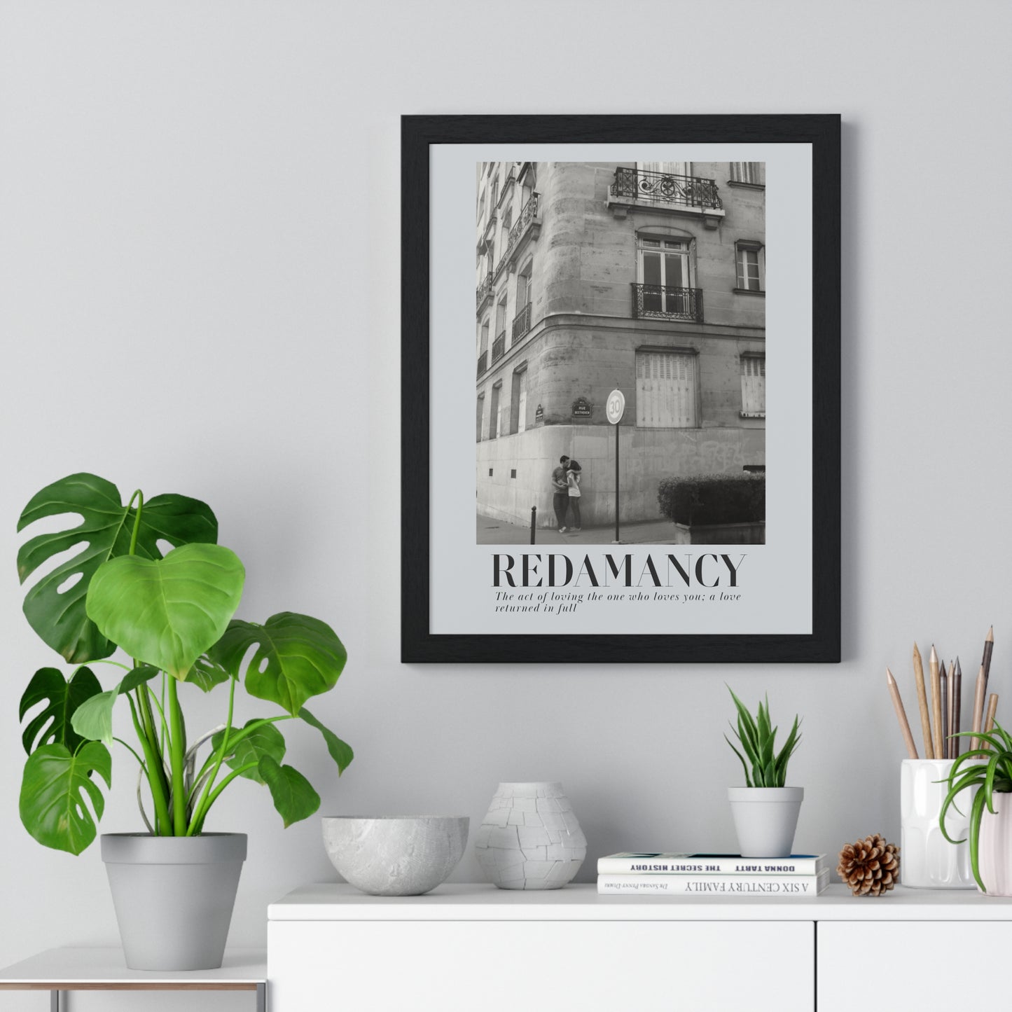 REDAMANCY Vertical Framed Poster