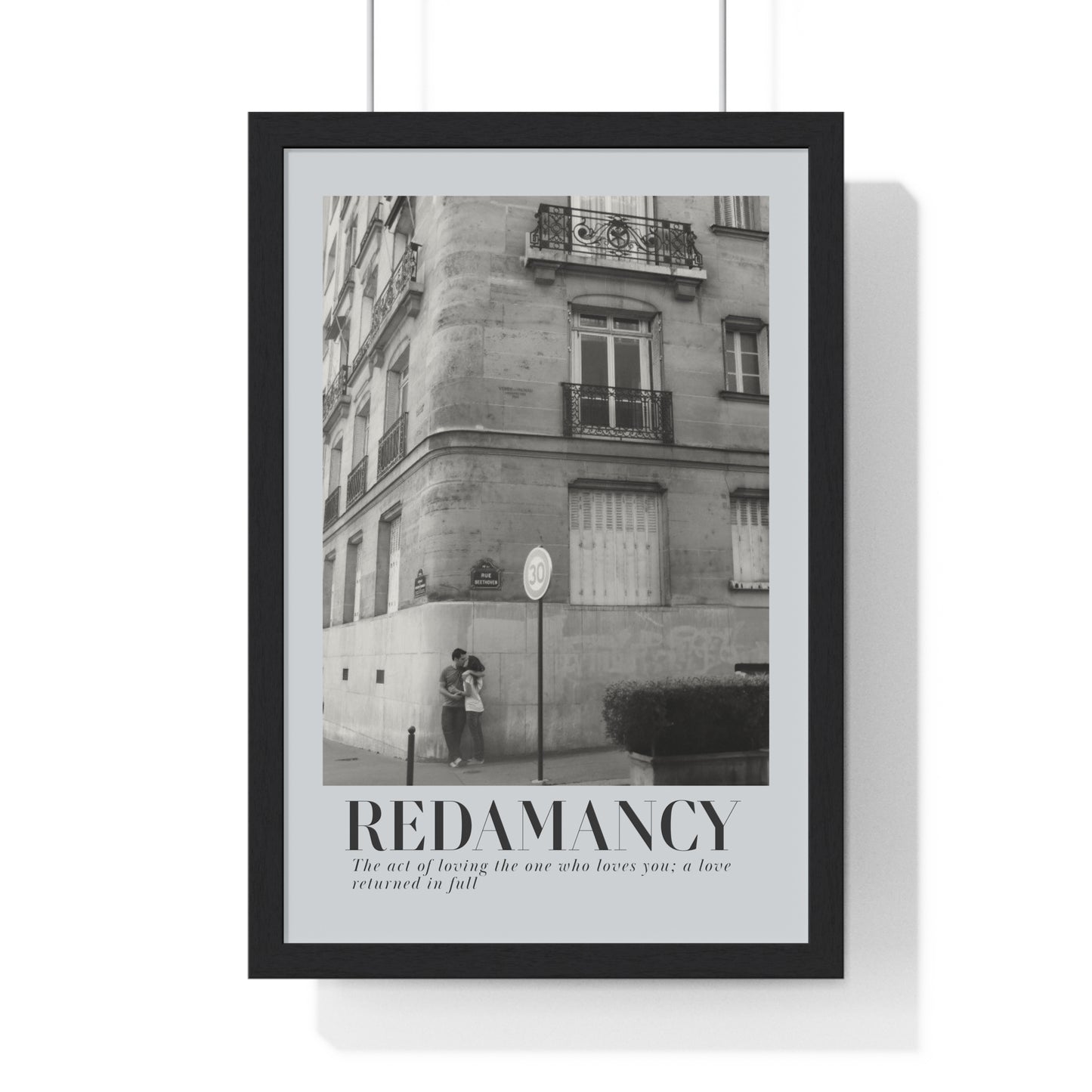 REDAMANCY Vertical Framed Poster