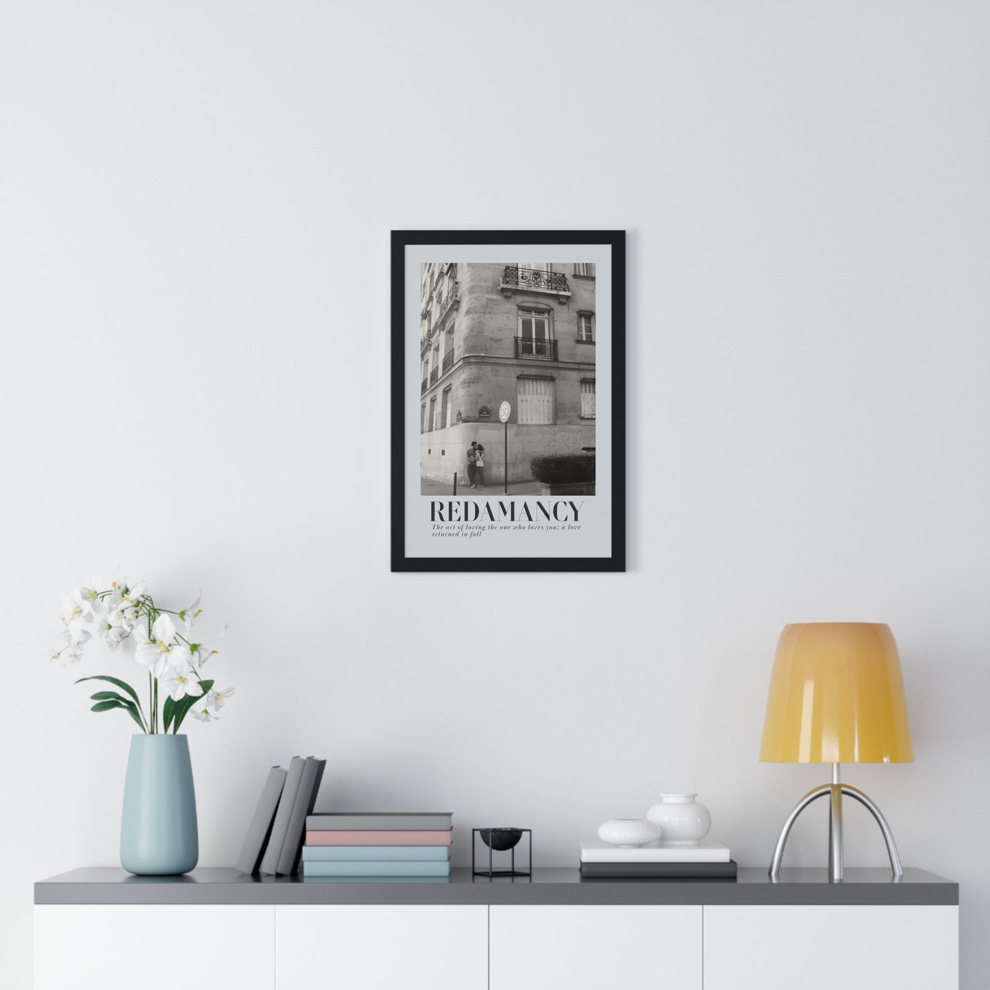 REDAMANCY Vertical Framed Poster