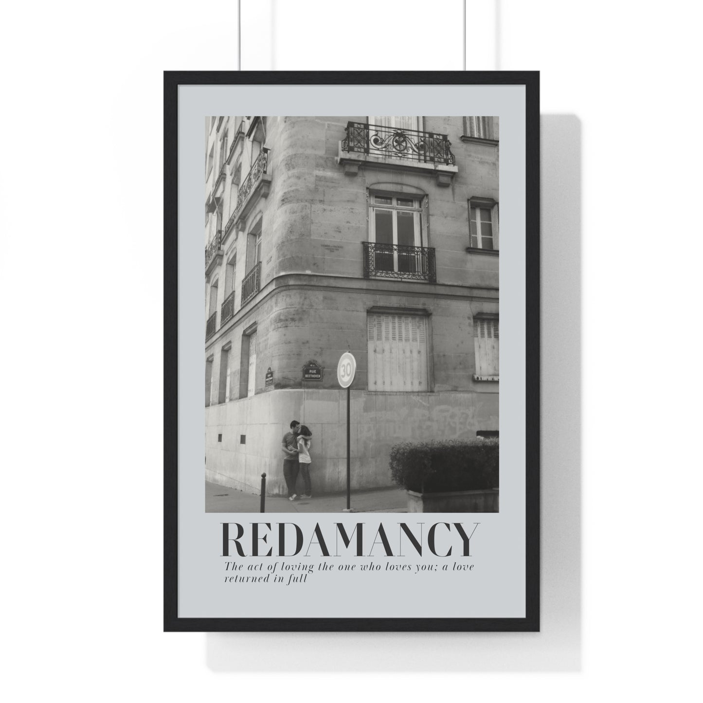 REDAMANCY Vertical Framed Poster