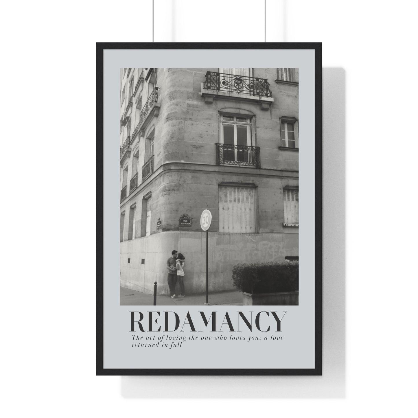 REDAMANCY Vertical Framed Poster