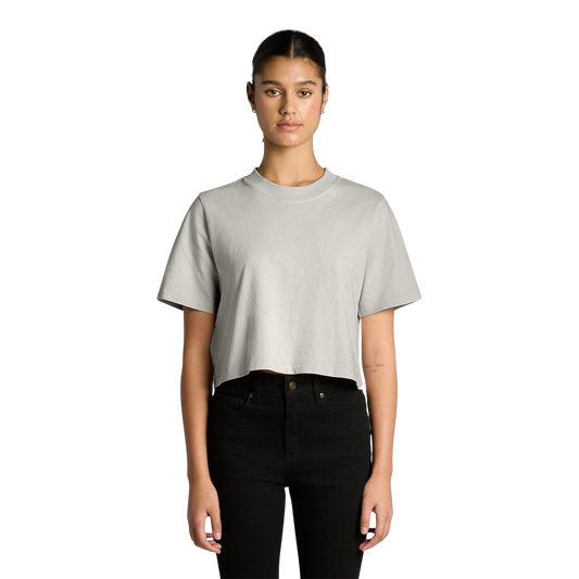 Women's Heavy Faded Crop Tee