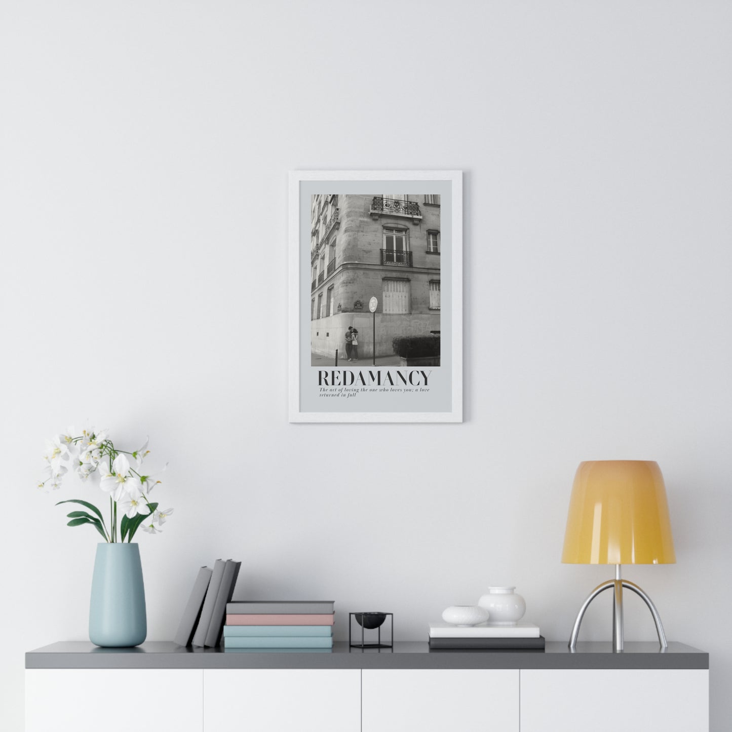 REDAMANCY Vertical Framed Poster