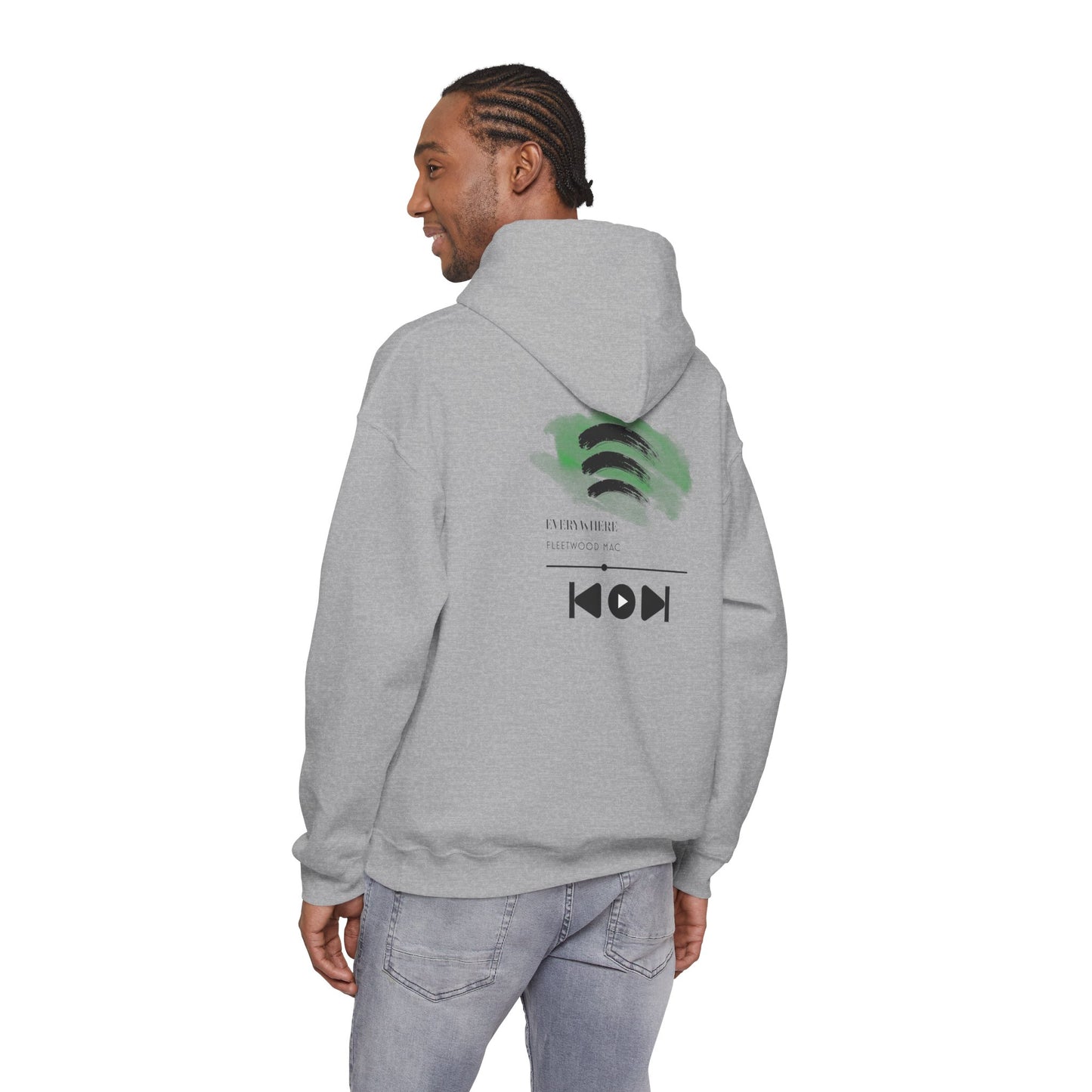 Personalizable Unisex Graphic Spotify Hoodie Sweatshirt