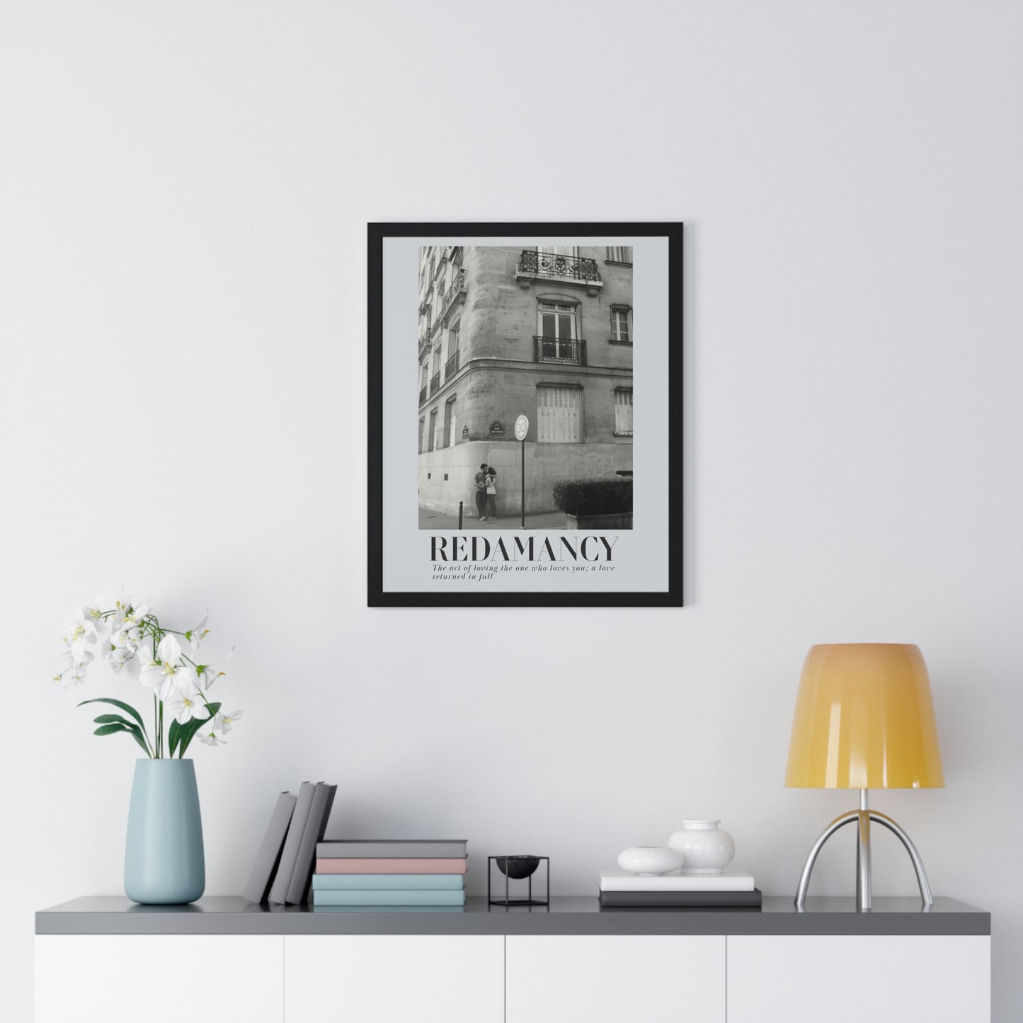 REDAMANCY Vertical Framed Poster