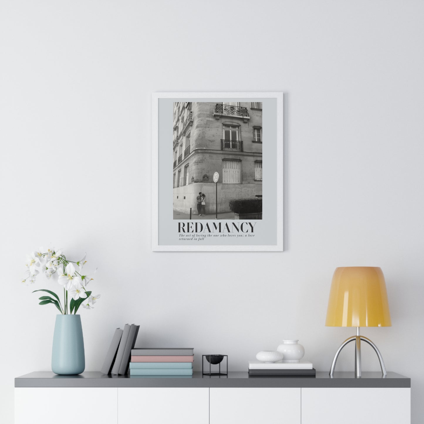 REDAMANCY Vertical Framed Poster