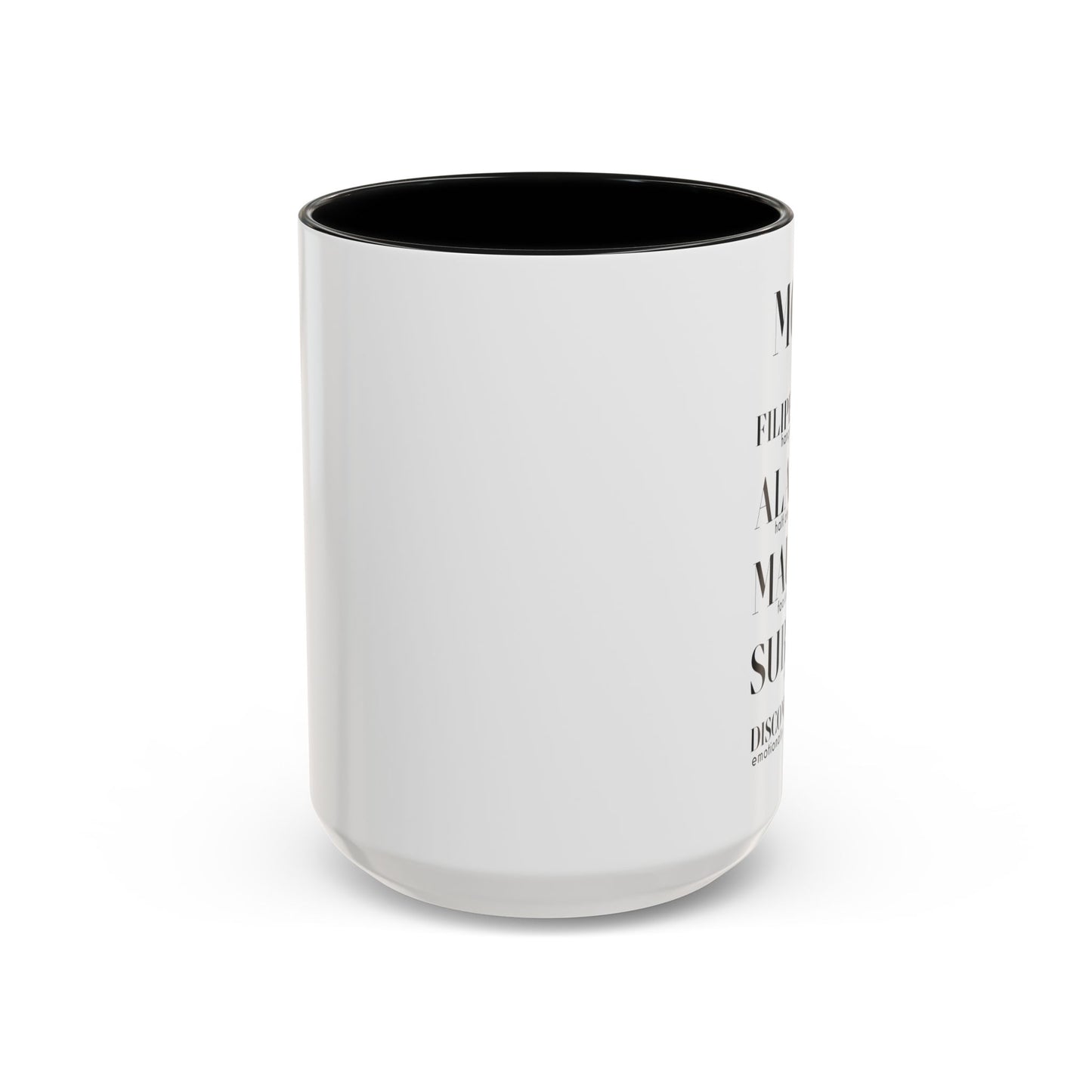 MOOD Coffee Mug, 11oz or 15oz Left Hand