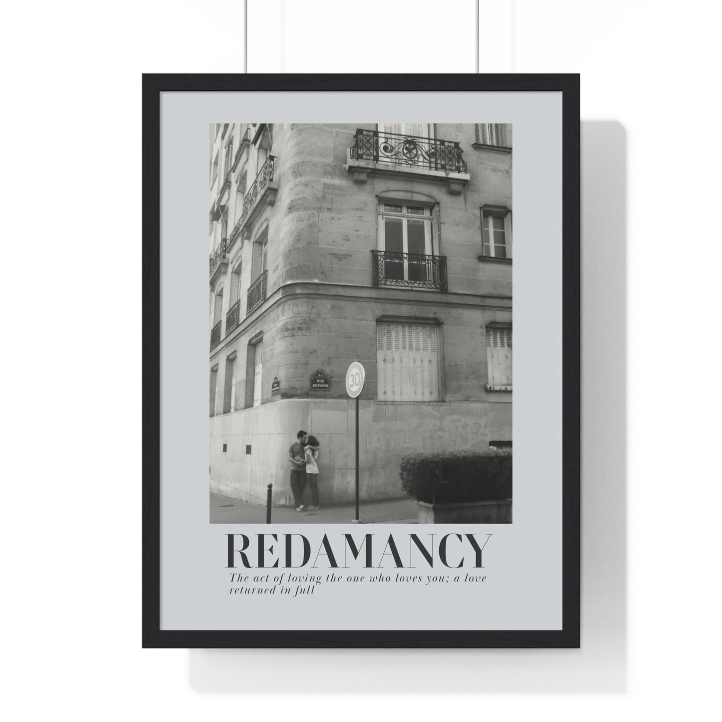 REDAMANCY Vertical Framed Poster